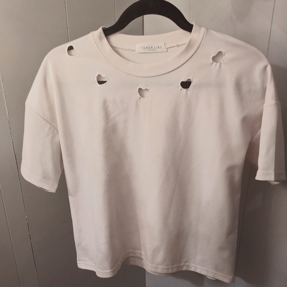 Heart crop top